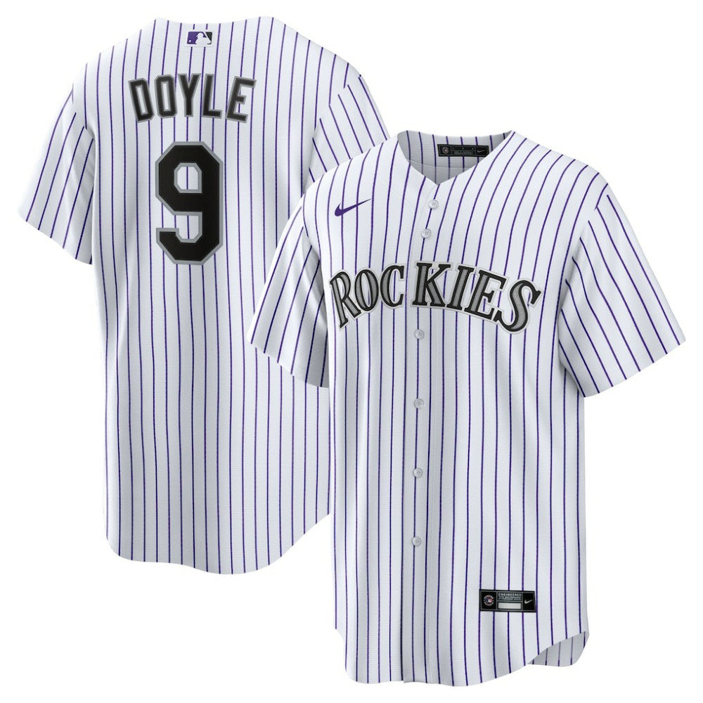 Brenton Doyle Colorado Rockies Nike  Youth Home Replica Jersey - White Jerseys