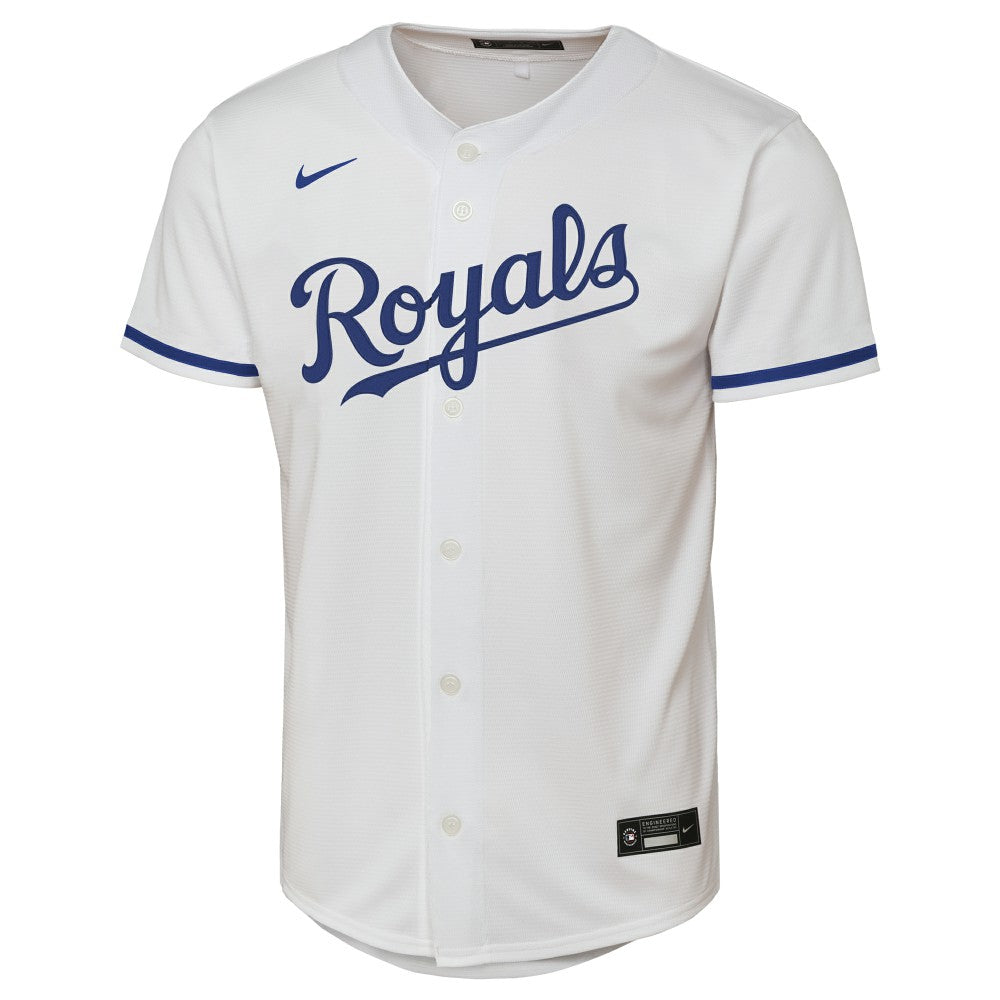 Salvador Perez Kansas City Royals Nike  Youth Home Replica Jersey - White Jerseys