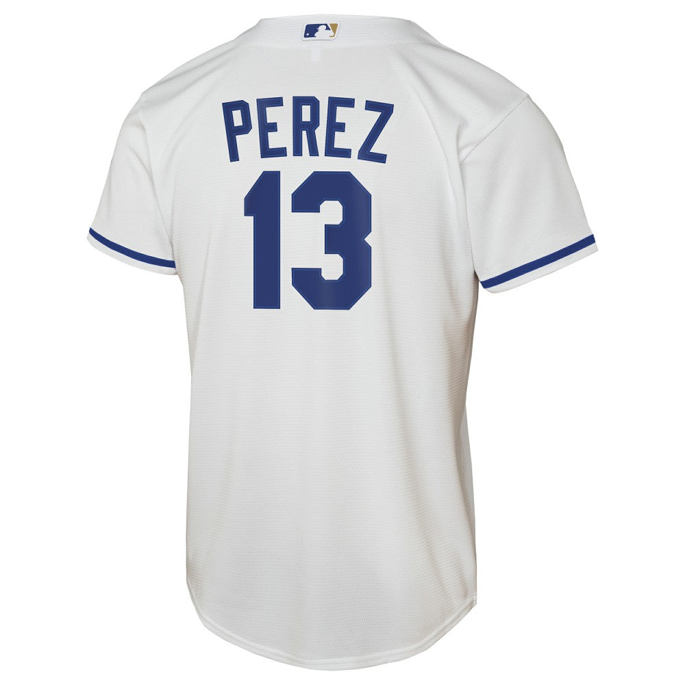 Salvador Perez Kansas City Royals Nike  Youth Home Replica Jersey - White Jerseys