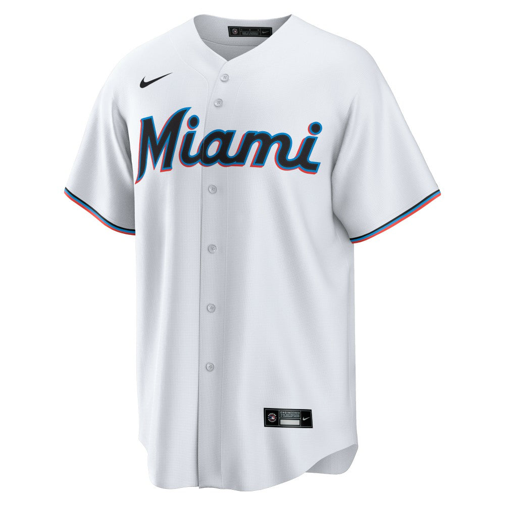 Sandy Alcantara Miami Marlins Nike  Youth Home Replica Jersey - White Jerseys
