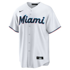 Sandy Alcantara Miami Marlins Nike  Youth Home Replica Jersey - White Jerseys