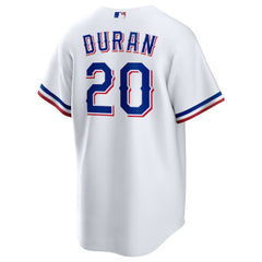 Ezequiel Duran Texas Rangers Nike  Youth Home Replica Jersey - White Jerseys