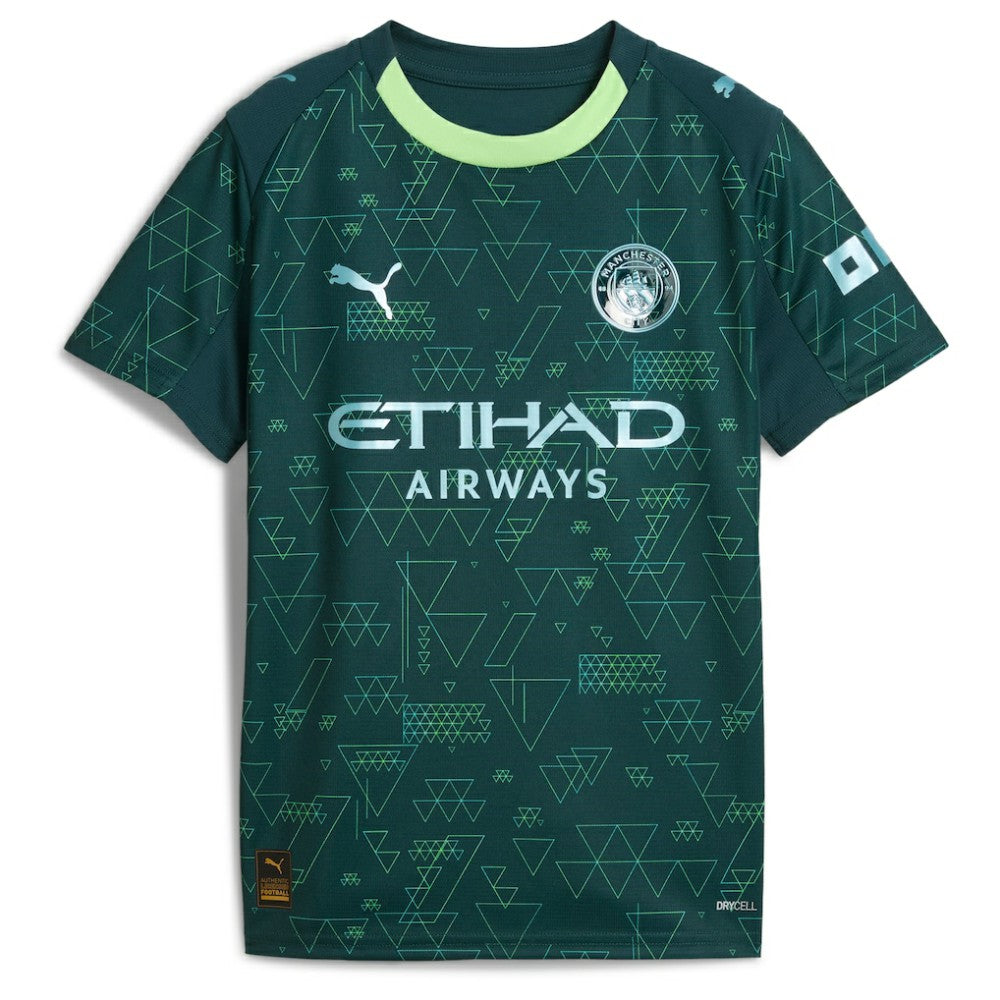 Erling Haaland Manchester City x EA SPORTS FC Youth 2025/26 Fourth Jersey Green - Puma outlet
