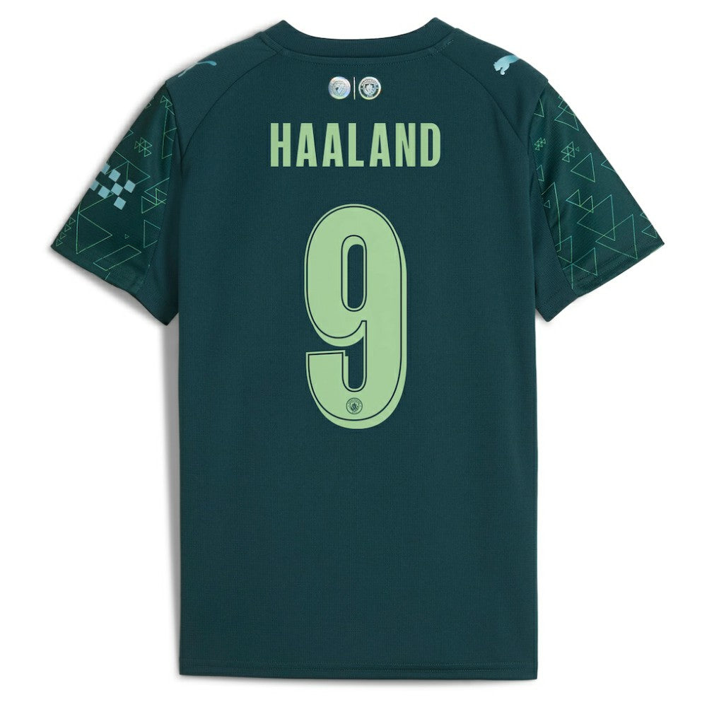Erling Haaland Manchester City x EA SPORTS FC Youth 2025/26 Fourth Jersey Green - Puma outlet