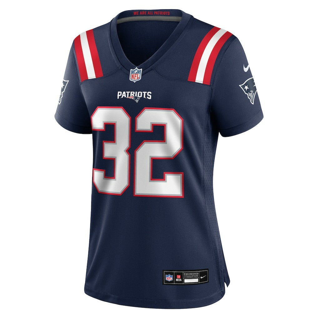 TreVeyon Henderson New England Patriots Women's Game Jersey - Navy Jerseys