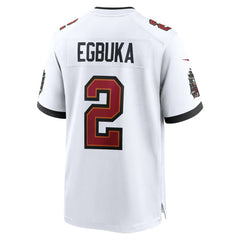 Emeka Egbuka Tampa Bay Buccaneers Game Jersey - White Jerseys