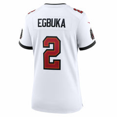 Emeka Egbuka Tampa Bay Buccaneers Women's Game Jersey - White Jerseys