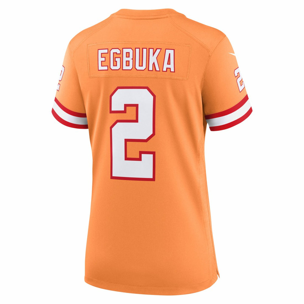 Emeka Egbuka Tampa Bay Buccaneers Women's Alternate 2 Game Jersey - Creamsicle Jerseys