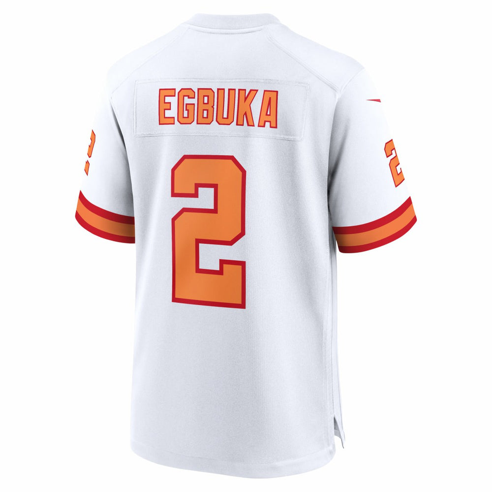 Emeka Egbuka '76 Tampa Bay Buccaneers Alternate 50th Season Game Jersey - '76 White Jerseys
