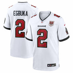 Emeka Egbuka Tampa Bay Buccaneers 50th Season Game Jersey - White Jerseys