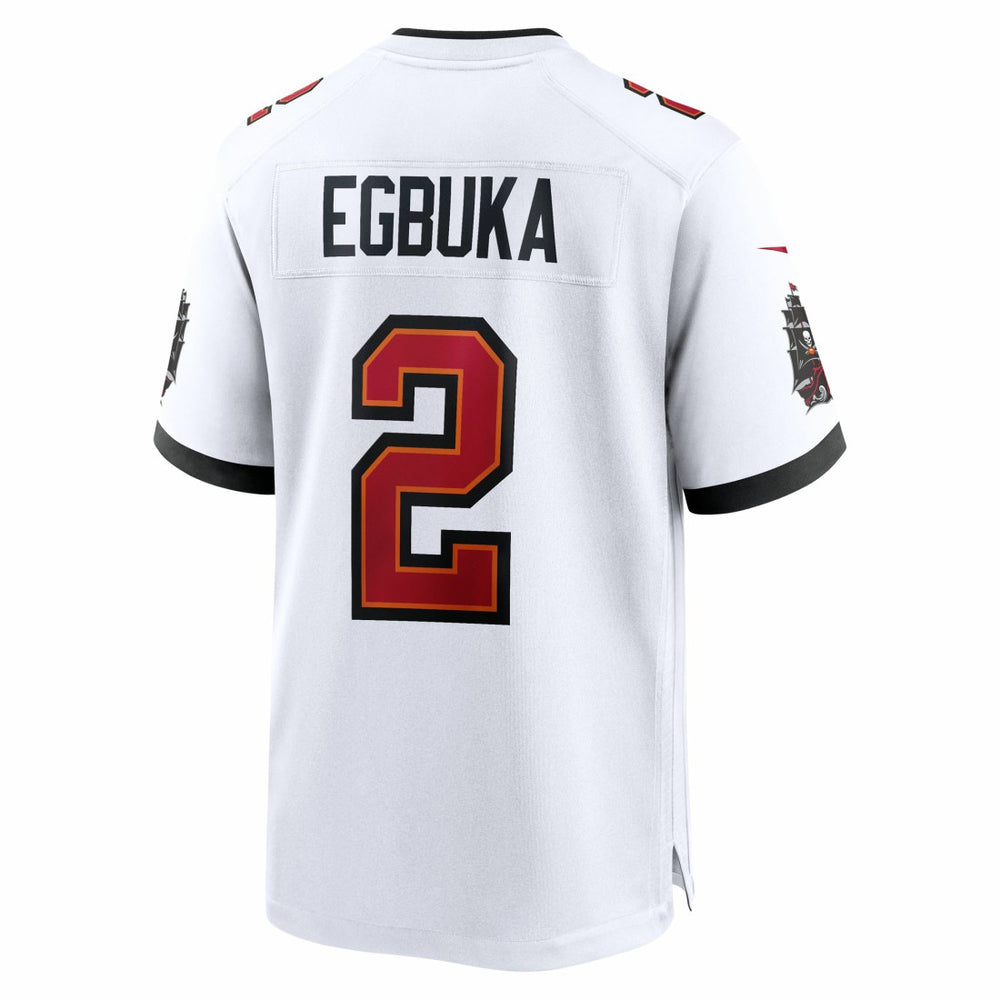 Emeka Egbuka Tampa Bay Buccaneers 50th Season Game Jersey - White Jerseys