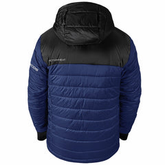 Denver Broncos ActionHeat 5V Battery Heated Colorblock Full-Zip Puffer Jacket - Black/Navy Jackets