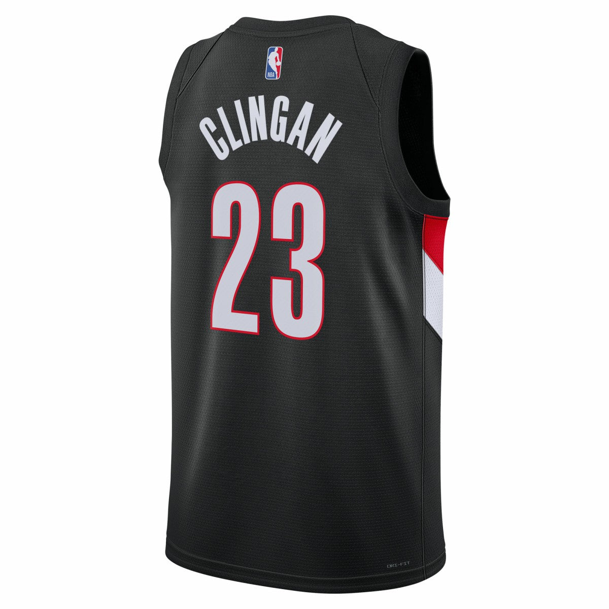 Donovan Clingan Portland Trail Blazers Unisex Swingman Jersey Icon Edition Black - Nike