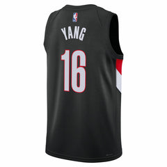 Yang Hansen Portland Trail Blazers Unisex Swingman Jersey Icon Edition Black - Nike