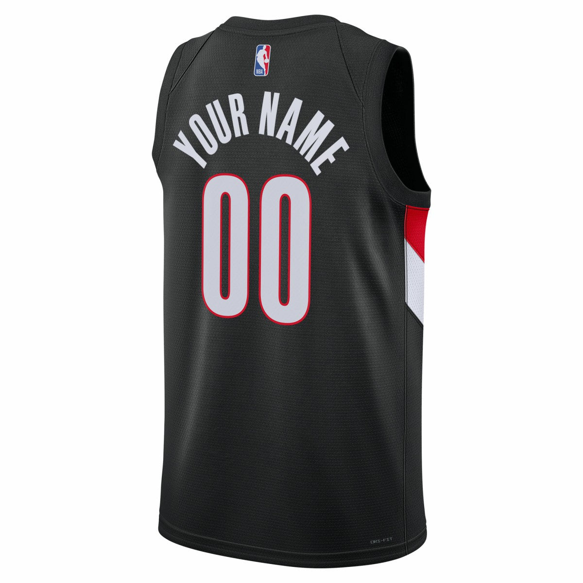 Portland Trail Blazers Unisex Swingman Custom Jersey Icon Edition Black - Nike