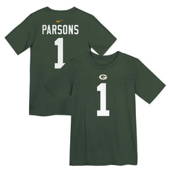 Micah Parsons Green Bay Packers Preschool Name & Number T-Shirt - Green T-shirts
