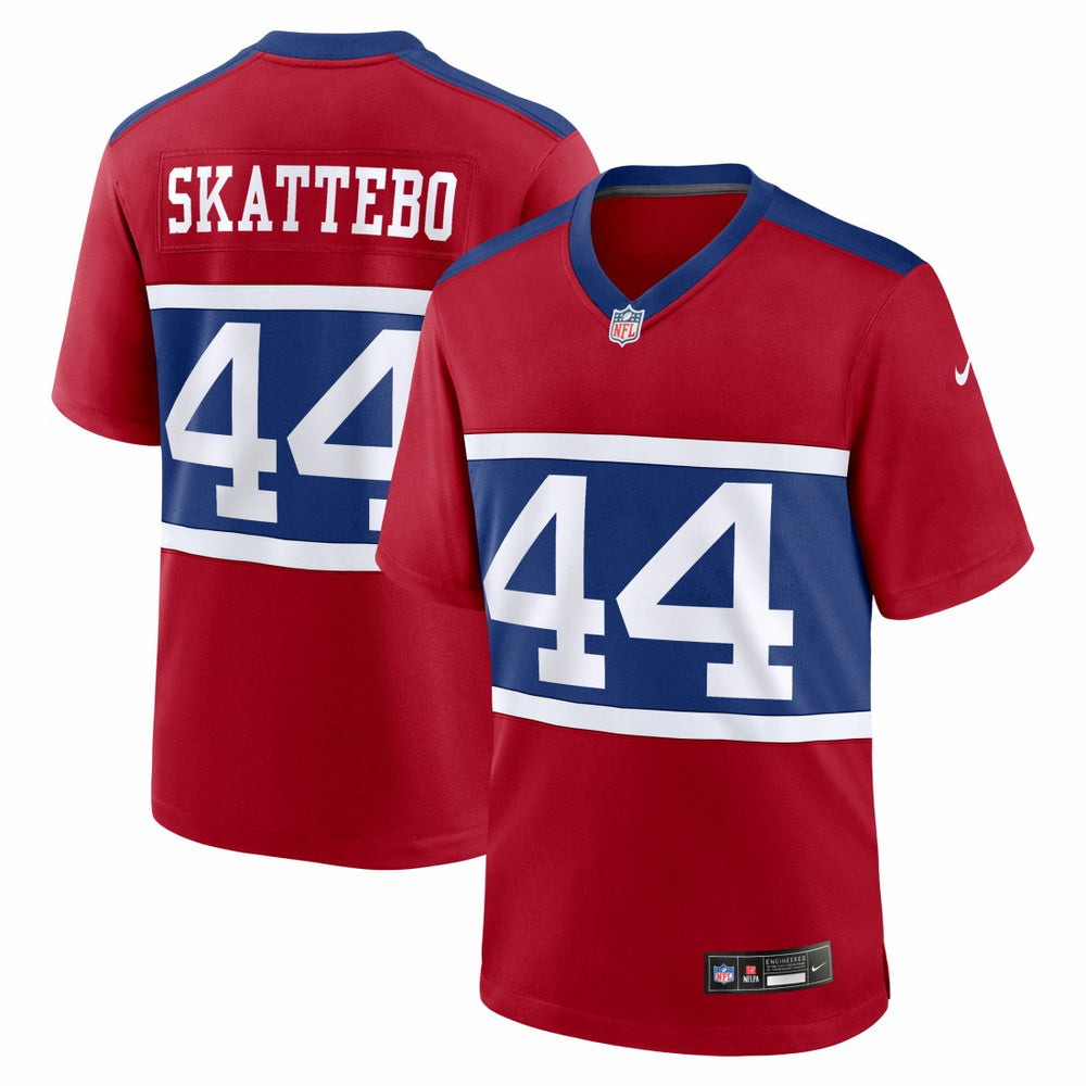 Cam Skattebo New York Giants Alternate Century Red Game Jersey - Red Jerseys