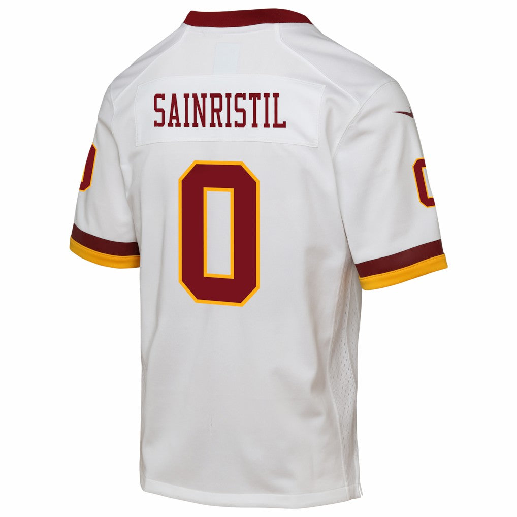 Mike Sainristil Washington Commanders Youth Alternate 2 Game Jersey - White Jerseys
