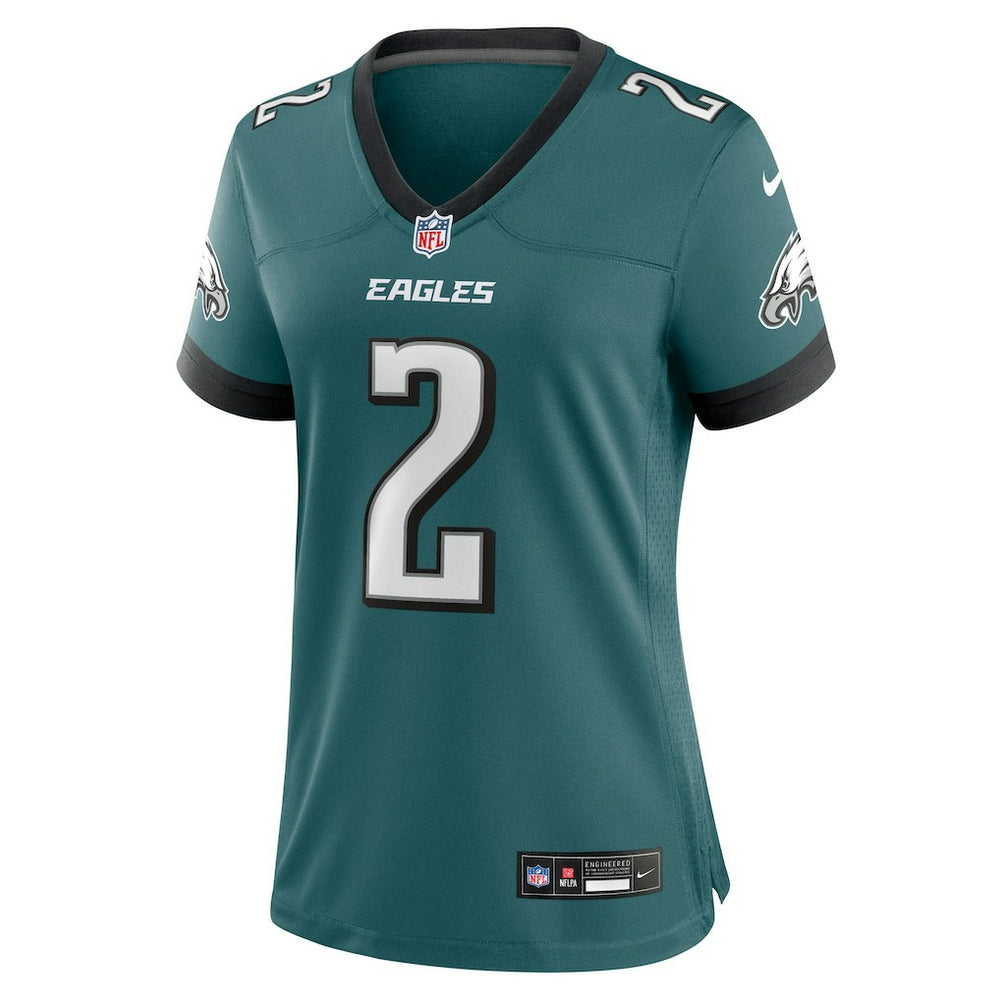 Jahan Dotson Philadelphia Eagles Women's Team Game Jersey - Midnight Green Jerseys