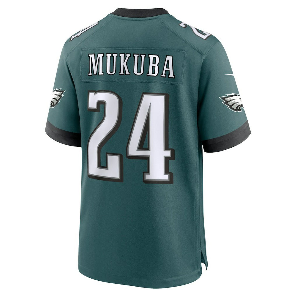 Andrew Mukuba Philadelphia Eagles Team Game Jersey - Midnight Green Jerseys