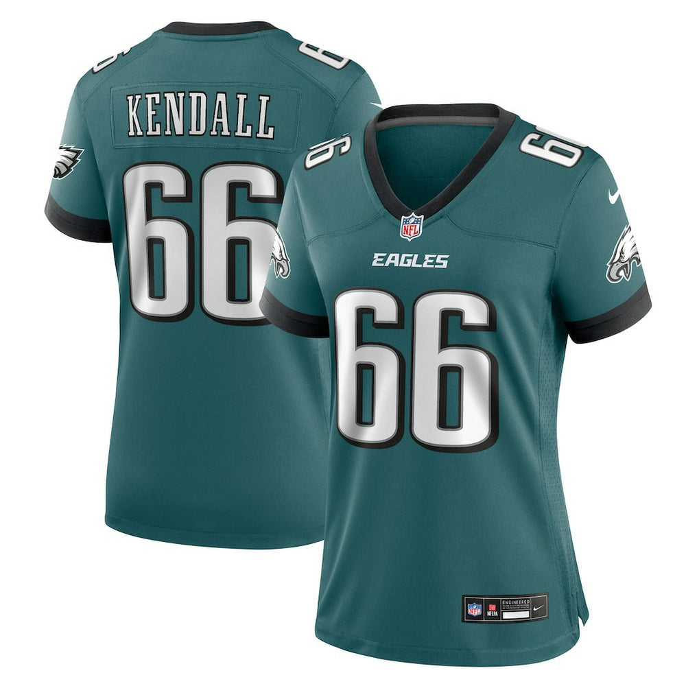 Drew Kendall Philadelphia Eagles Women's Team Game Jersey - Midnight Green Jerseys