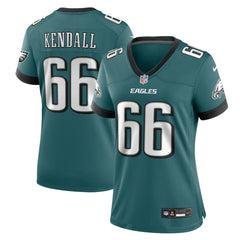Drew Kendall Philadelphia Eagles Women's Team Game Jersey - Midnight Green Jerseys