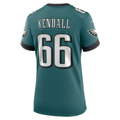 Drew Kendall Philadelphia Eagles Women's Team Game Jersey - Midnight Green Jerseys