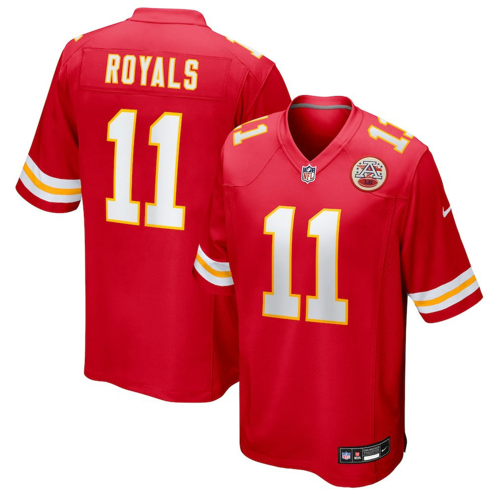 Jalen Royals Kansas City Chiefs Team Game Jersey - Red Jerseys