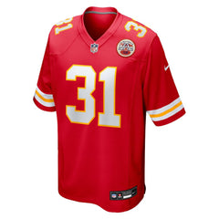 Jeffrey Bassa Kansas City Chiefs Team Game Jersey - Red Jerseys