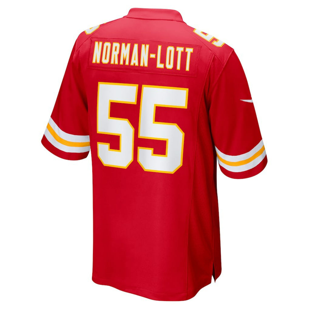 Omarr Norman-Lott Kansas City Chiefs Team Game Jersey - Red Jerseys