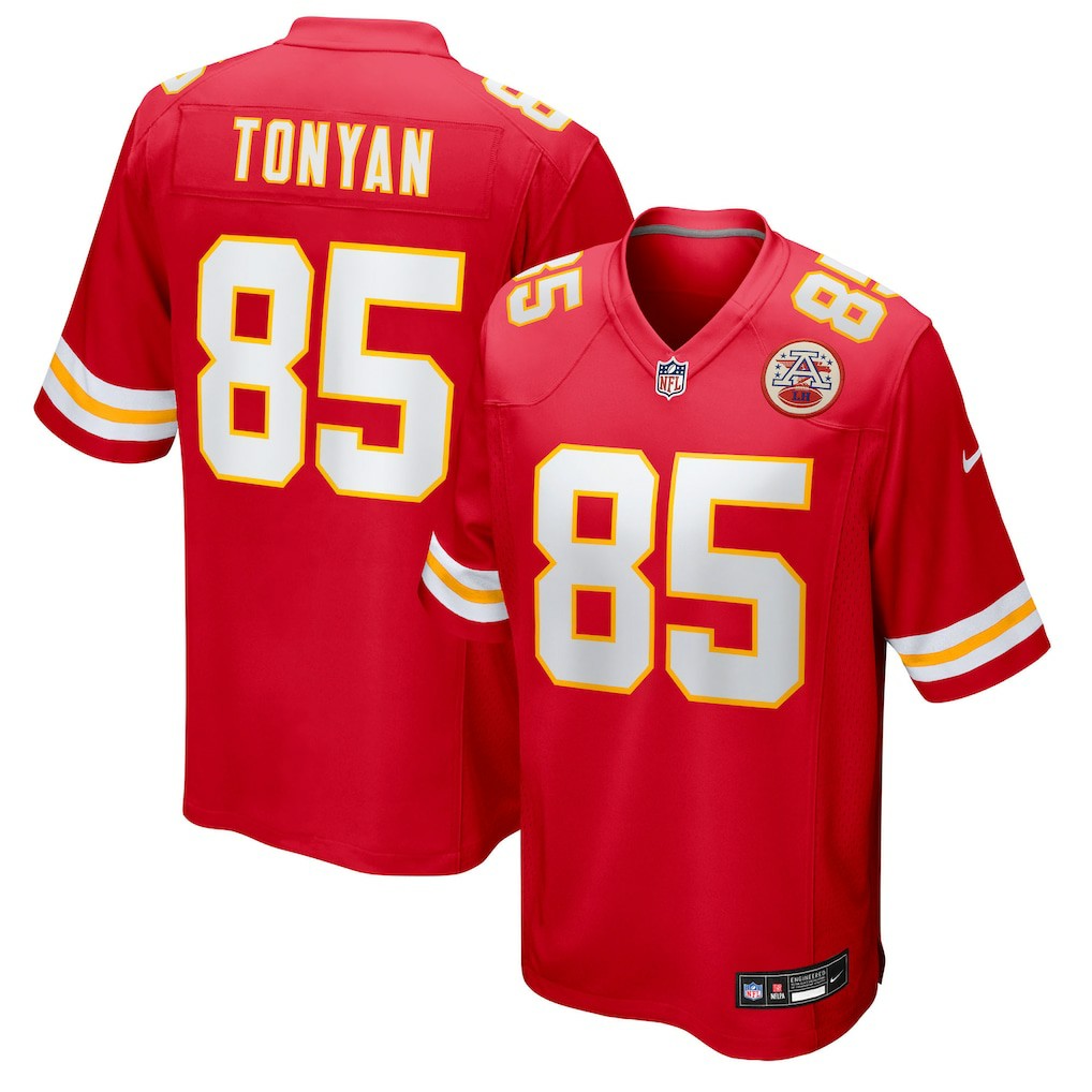 Robert Tonyan Kansas City Chiefs Team Game Jersey - Red Jerseys
