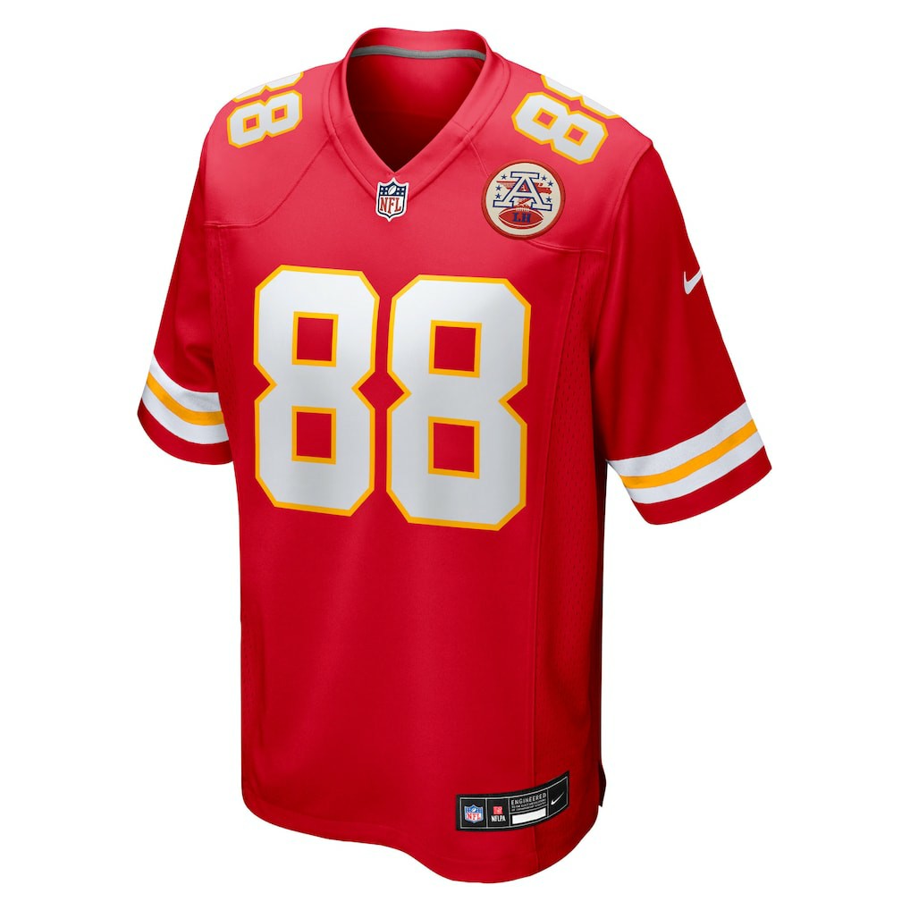 Jake Briningstool Kansas City Chiefs Team Game Jersey - Red Jerseys