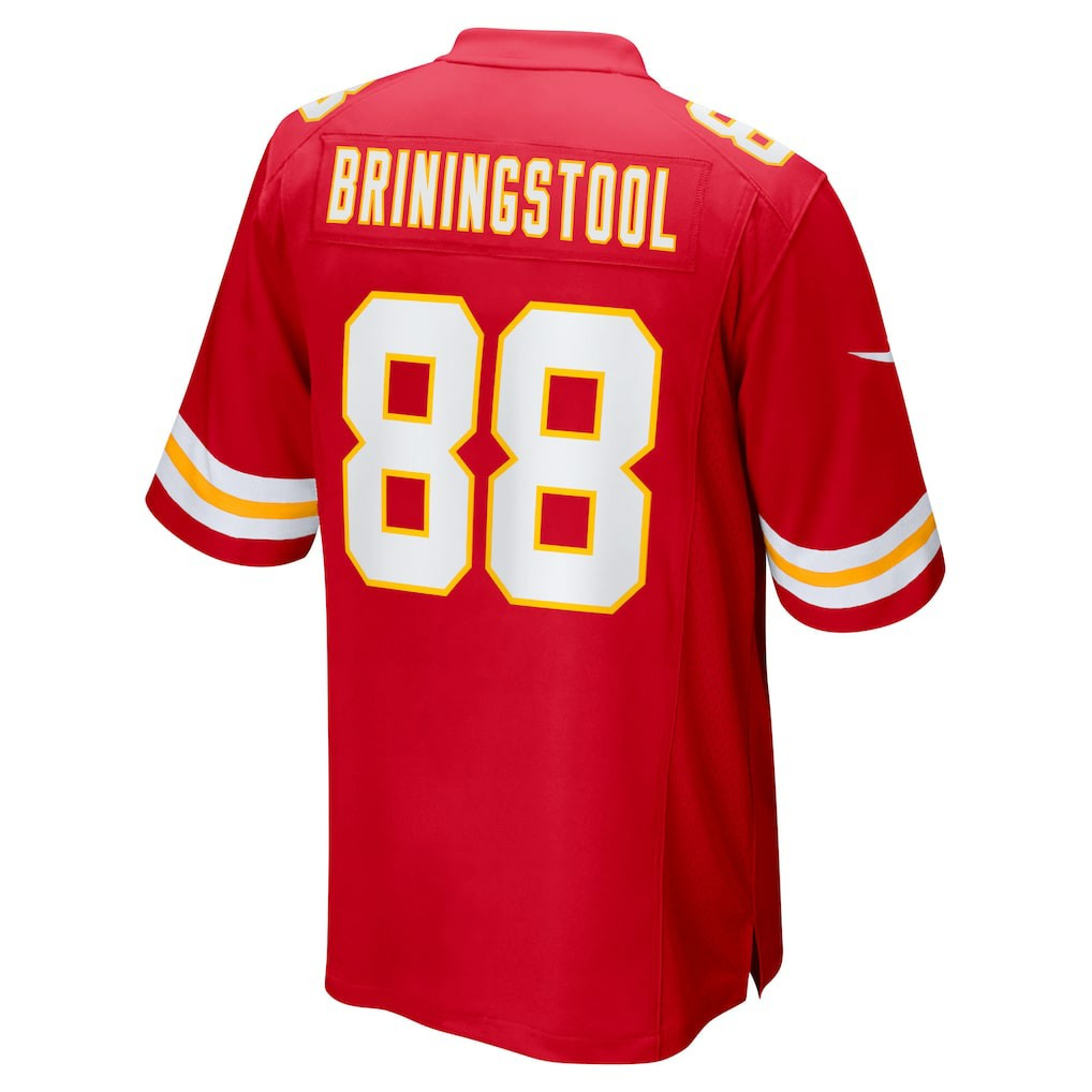 Jake Briningstool Kansas City Chiefs Team Game Jersey - Red Jerseys