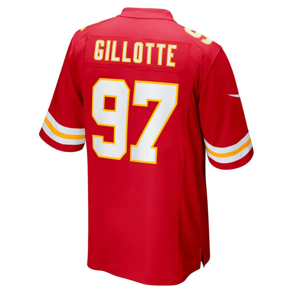 Ashton Gillotte Kansas City Chiefs Team Game Jersey - Red Jerseys