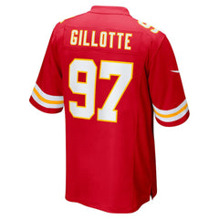 Ashton Gillotte Kansas City Chiefs Team Game Jersey - Red Jerseys