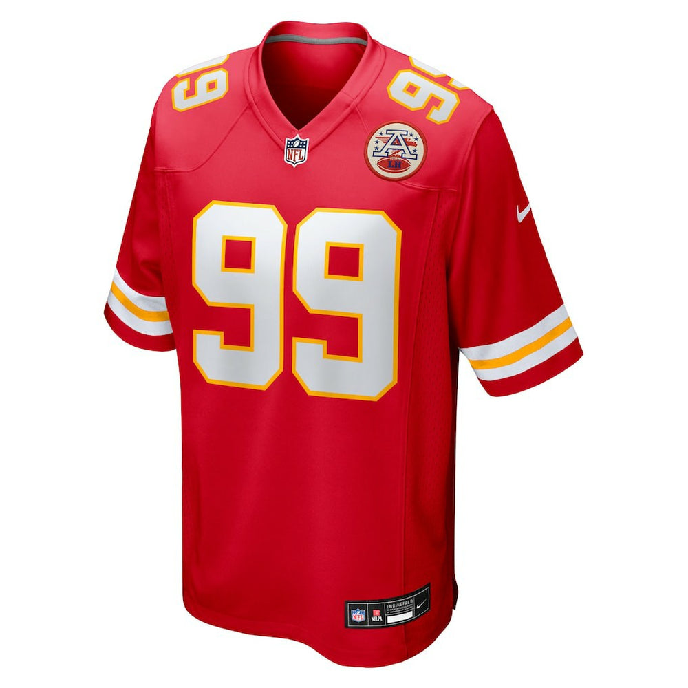 Jerry Tillery Kansas City Chiefs Team Game Jersey - Red Jerseys