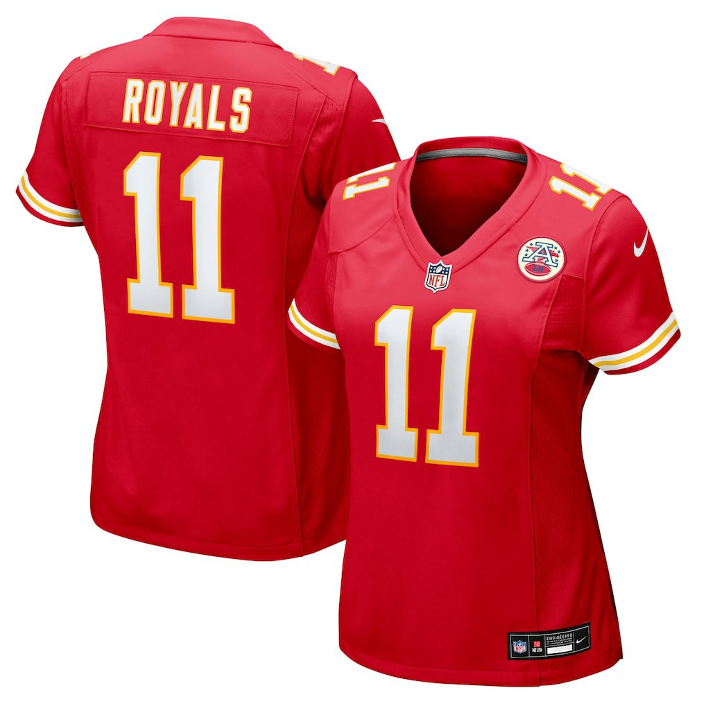 Jalen Royals Kansas City Chiefs Women's Team Game Jersey - Red Jerseys