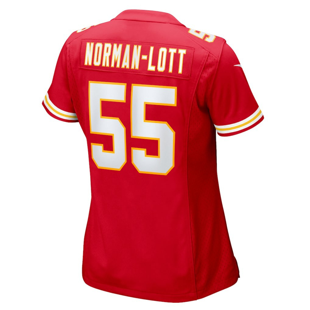 Omarr Norman-Lott Kansas City Chiefs Women's Team Game Jersey - Red Jerseys