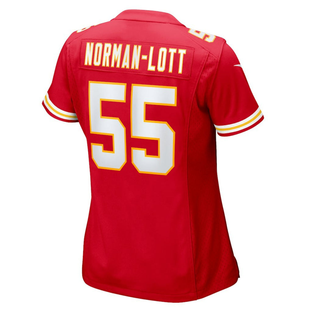 Omarr Norman-Lott Kansas City Chiefs Women's Team Game Jersey - Red Jerseys
