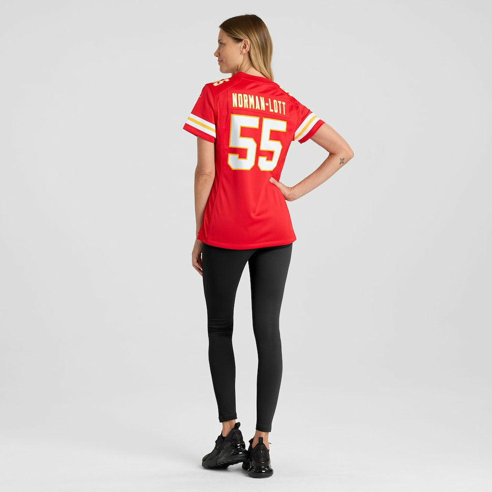Omarr Norman-Lott Kansas City Chiefs Women's Team Game Jersey - Red Jerseys