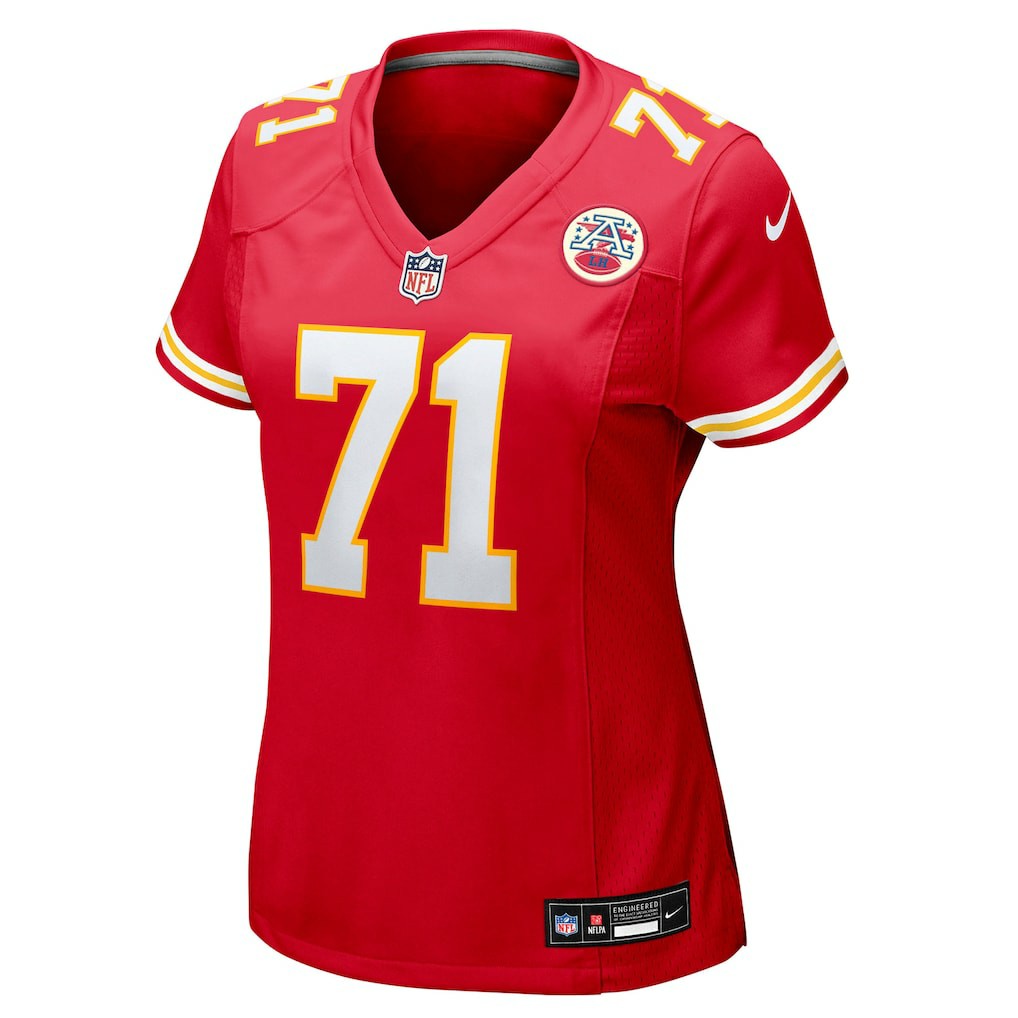 Josh Simmons Kansas City Chiefs Women's Team Game Jersey - Red Jerseys