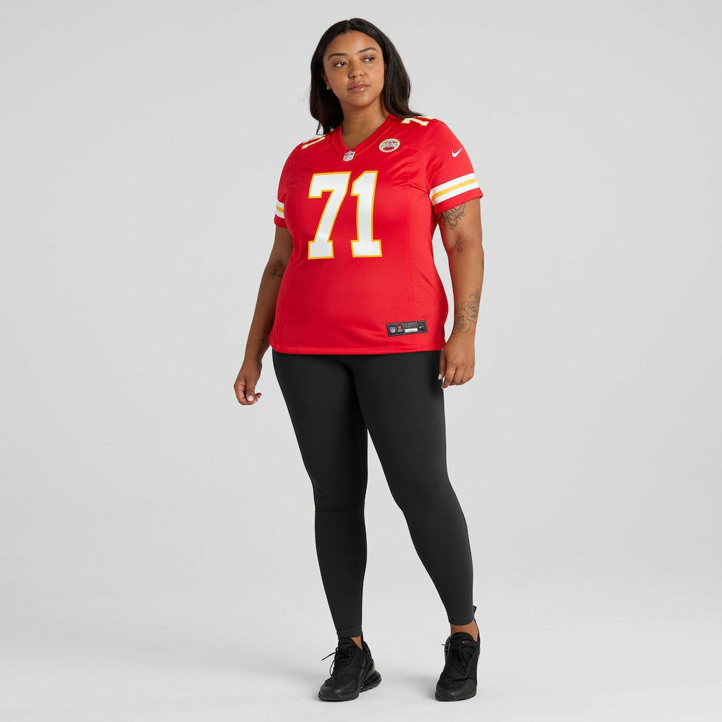 Josh Simmons Kansas City Chiefs Women's Team Game Jersey - Red Jerseys