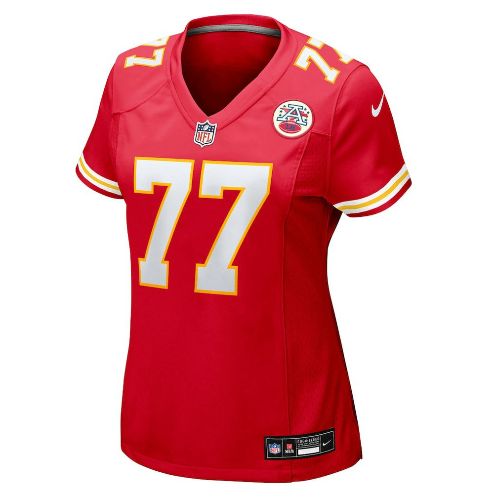 Jaylon Moore Kansas City Chiefs Women's Team Game Jersey - Red Jerseys