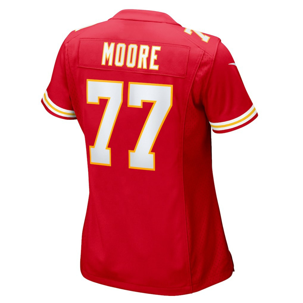 Jaylon Moore Kansas City Chiefs Women's Team Game Jersey - Red Jerseys