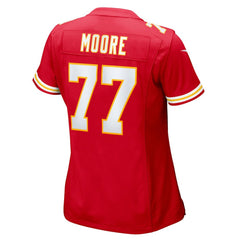 Jaylon Moore Kansas City Chiefs Women's Team Game Jersey - Red Jerseys