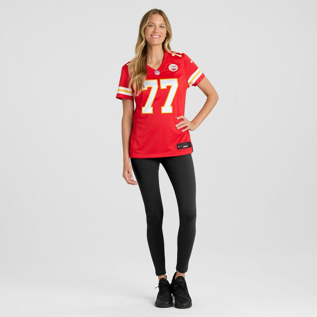 Jaylon Moore Kansas City Chiefs Women's Team Game Jersey - Red Jerseys