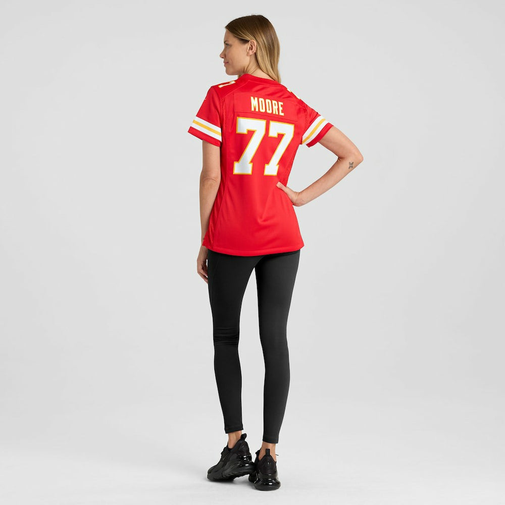Jaylon Moore Kansas City Chiefs Women's Team Game Jersey - Red Jerseys