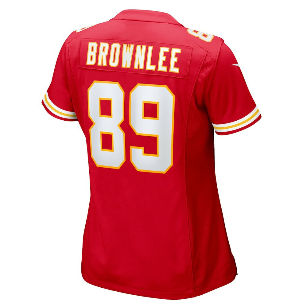 Jason Brownlee Kansas City Chiefs Women's Team Game Jersey - Red Jerseys