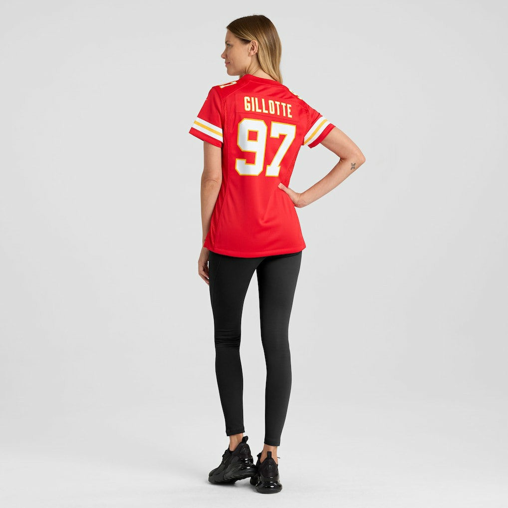 Ashton Gillotte Kansas City Chiefs Women's Team Game Jersey - Red Jerseys