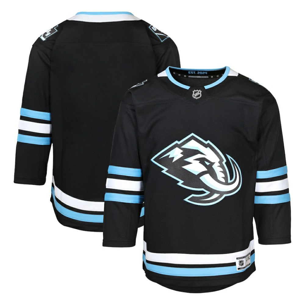 Utah Mammoth Youth Home Premier Jersey - Black | US 203445191